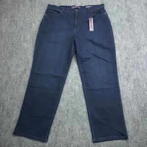 Gloria Vanderbilt Jeans Womens 18S (37x28) Amanda Portland Wash‎ Slimming NEW